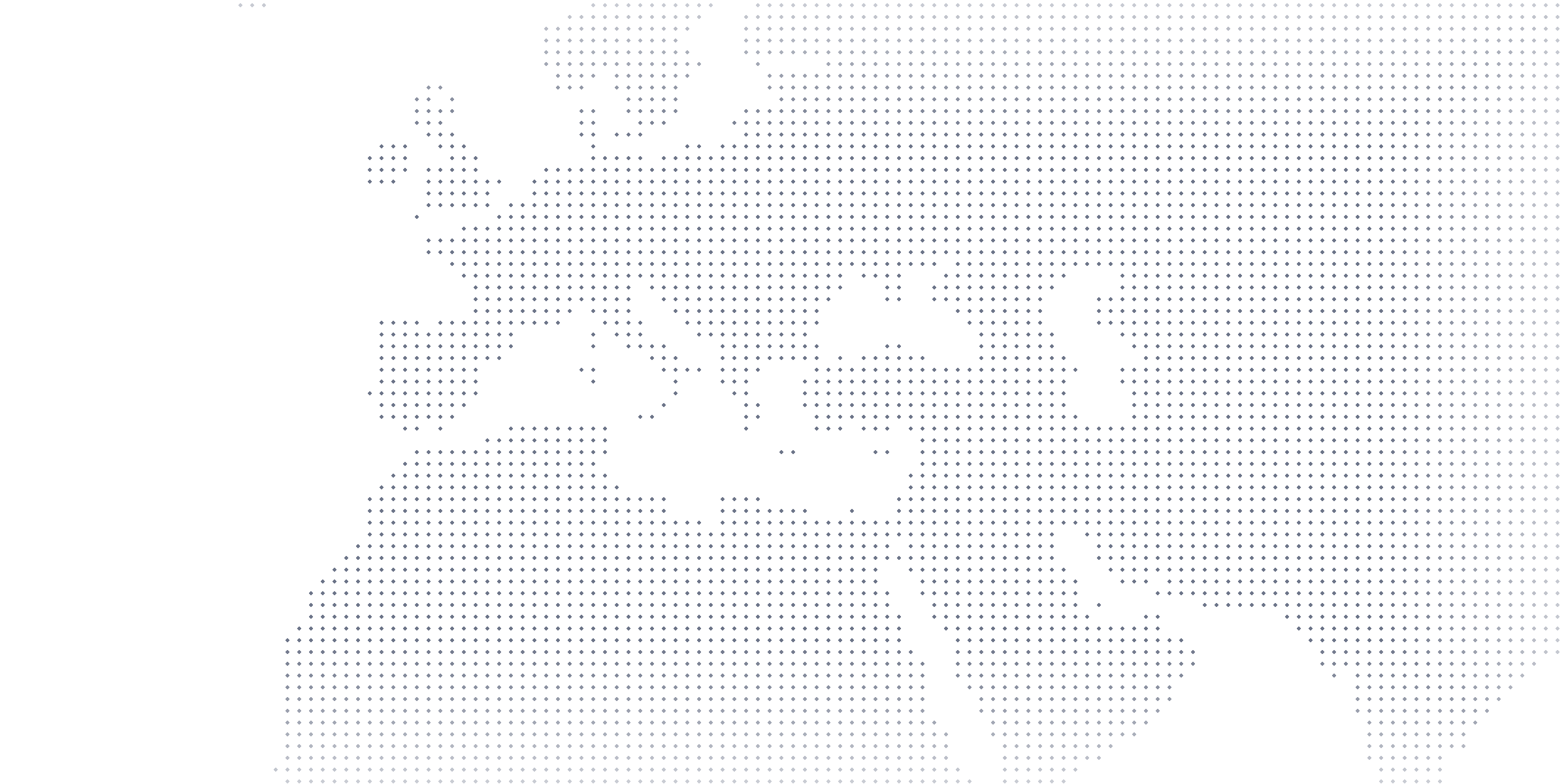 Dot map of Europe, Africa and the Middle East with the group's offices in Dublin, London, Amsterdam and Dubai.